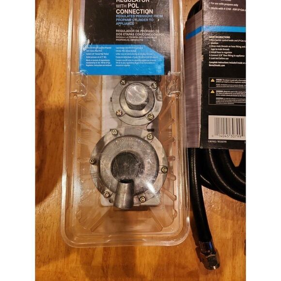 Bernzomatic Two stage propane appliance regulator & 10' hose set - Picture 4 of 10